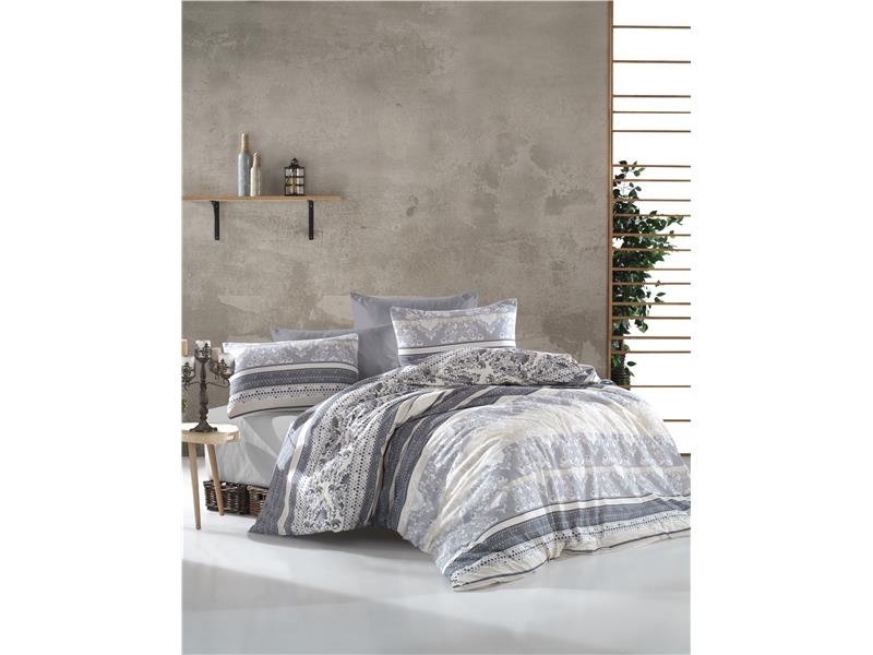 ΣΕΝΤΟΝΙΑ ΣΕΤ 4 τεμ  Cott/Pol 70/30 240Χ270 Ανδρομάχη 317 Grey