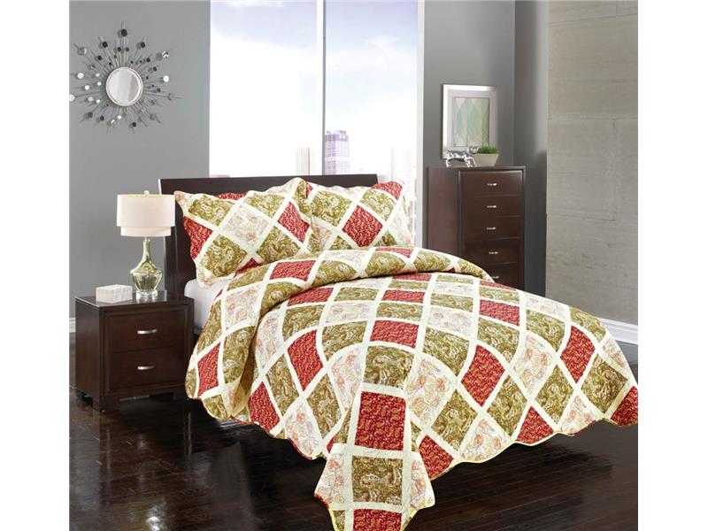 ΚΟΥΒΕΡΛΙ σετ (220cm x 240cm + 2 x 50cm x 70cm)  ΠΑΛ ΚΑΡΡΩ