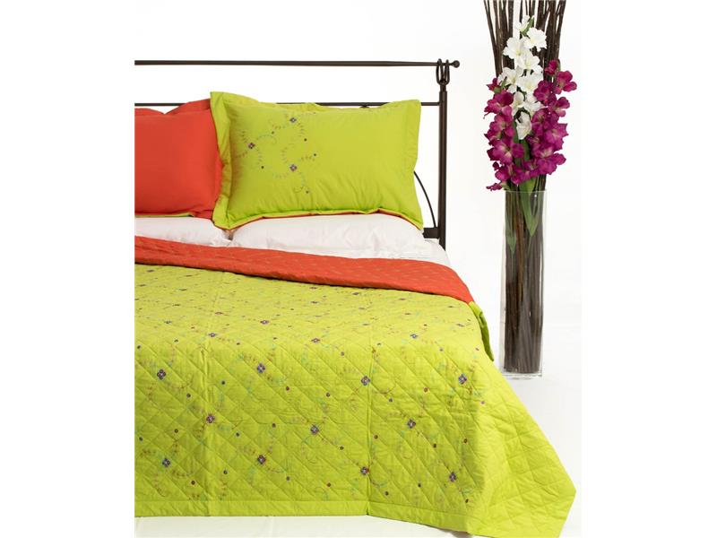 ΚΟΥΒΕΡΛΙ σετ (160cm x 220cm + 1 x 50cm x 70cm) 024 λαχανί