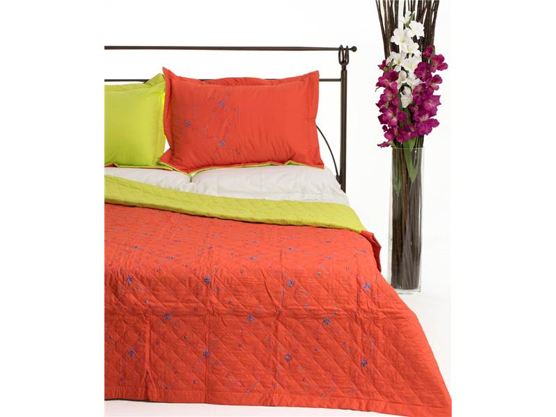 ΚΟΥΒΕΡΛΙ σετ (220cm x 240cm + 2 x 50cm x 70cm)  024 πορτοκαλί