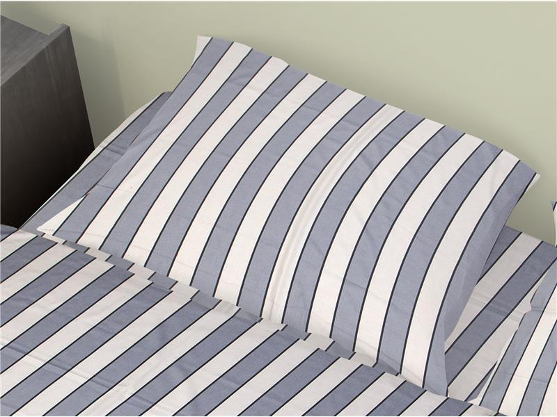 Μαξιλαροθήκη Βαμβακοσατέν ΕΝΗΛ Cotton 100% 50Χ70 Navy 158