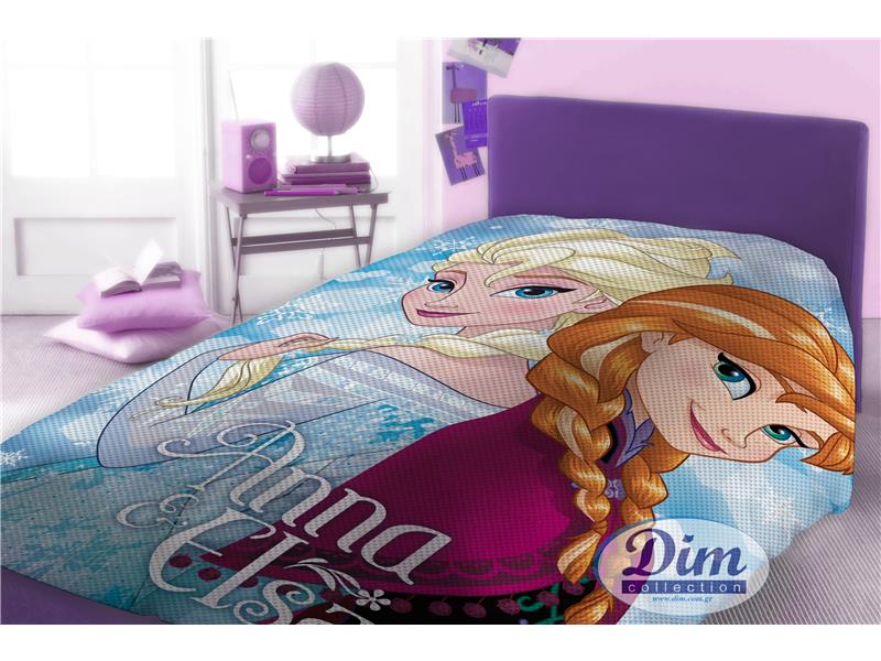 ΚΟΥΒΕΡΤΑ ΠΙΚΕ ΠΑΙΔ Cotton 100% 160Χ240 FROZEN 505 Digital Print