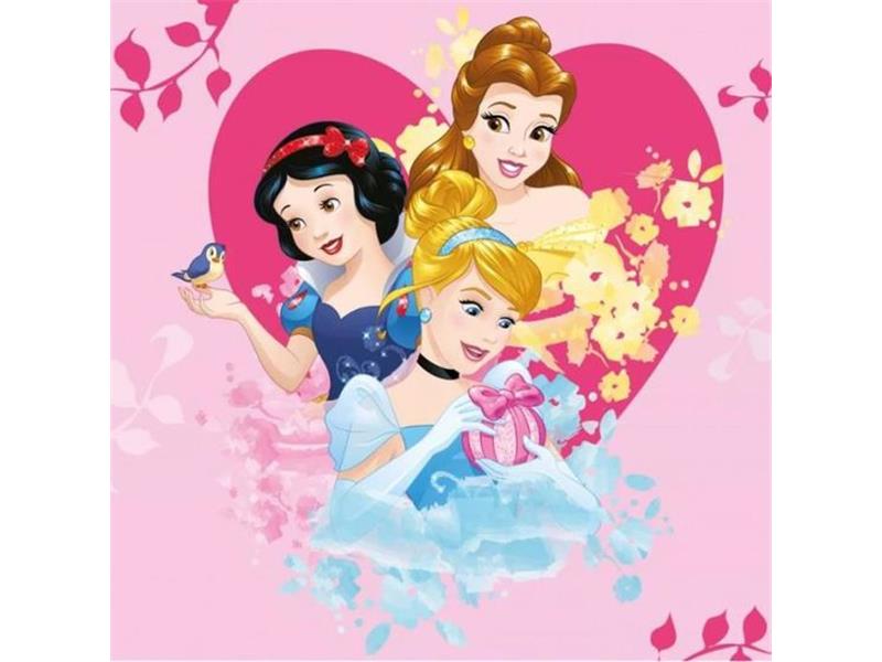 ΛΑΒΕΤΕΣ DISNEY ΠΑΙΔ Cotton 100% 30Χ30 PRINCESS 52 Digital Print