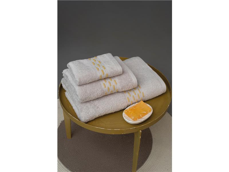 Σετ Πετσετες Μπανιου (30X50, 50X90, 70X140) GABRIEL FOG Palamaiki
