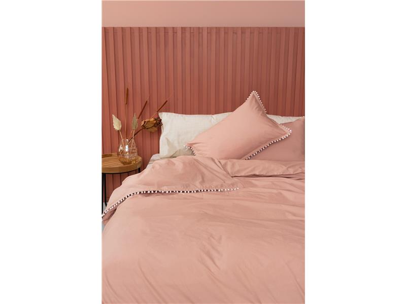 Παπλωματοθηκη Ημιδιπλη 170X240 PON-PON ROSE Palamaiki