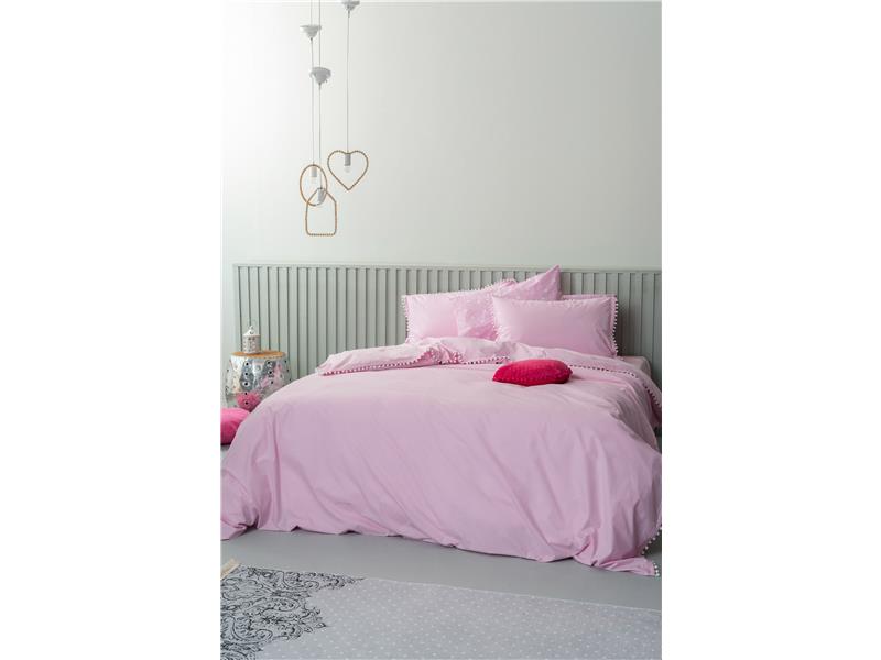 Παπλωματοθηκη Υπερδιπλη 230X240 PON-PON LILAC Palamaiki