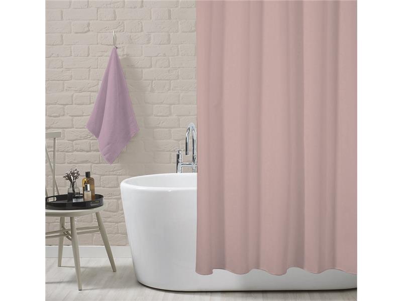 Κουρτίνα Μπάνιου (240X200) Classic Ρόζ