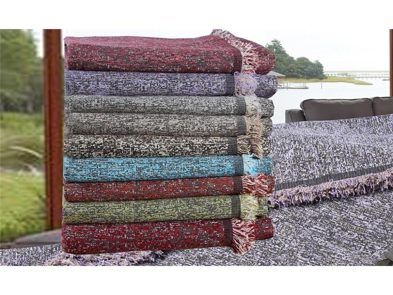 Ριχτάρι Πολυθρόνας (180X180) Mcdecor Malta Κεραμιδί