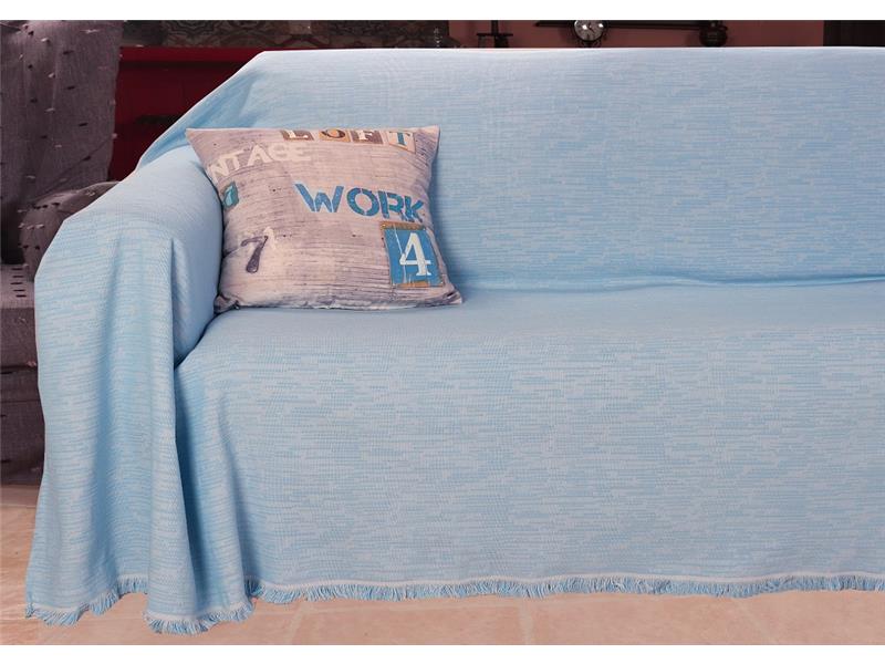 Ριχτάρι Διθέσιου (180X250) Mcdecor Simple Μπλέ