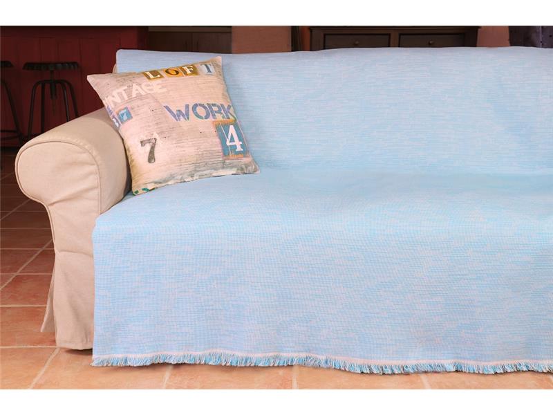 Ριχτάρι Διθέσιου (180X250) Mcdecor Simple Μπλέ