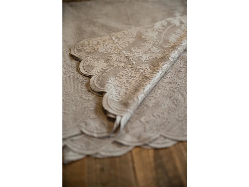 Τραπεζοκαρέ Δαντέλα (140X140) Beige 4826 Mc Linen