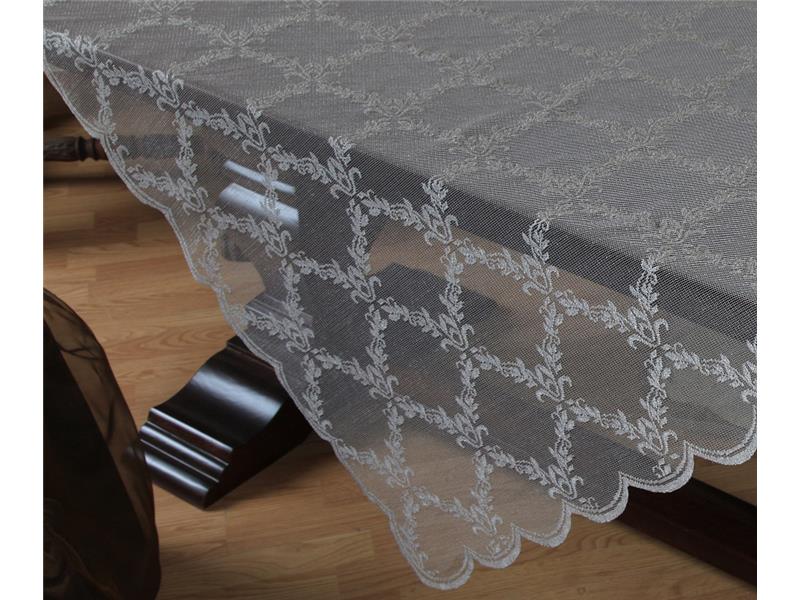 Τραπεζοκαρέ Δαντέλα (140X140) Light Grey 4849 Mc Linen