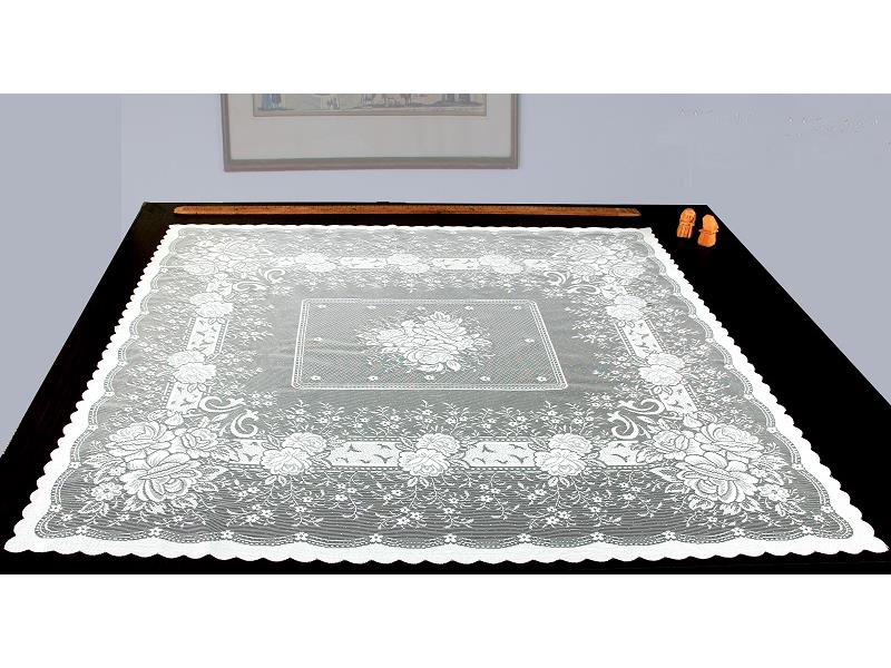 Καρέ Δαντέλα (100X100) Ecru MC Decor (7620)