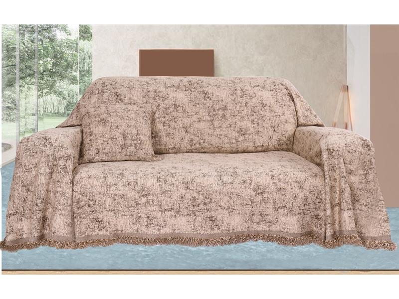 Ριχτάρι Διθέσιου (180X250) Mcdecor Zen Καφέ-Μπέζ