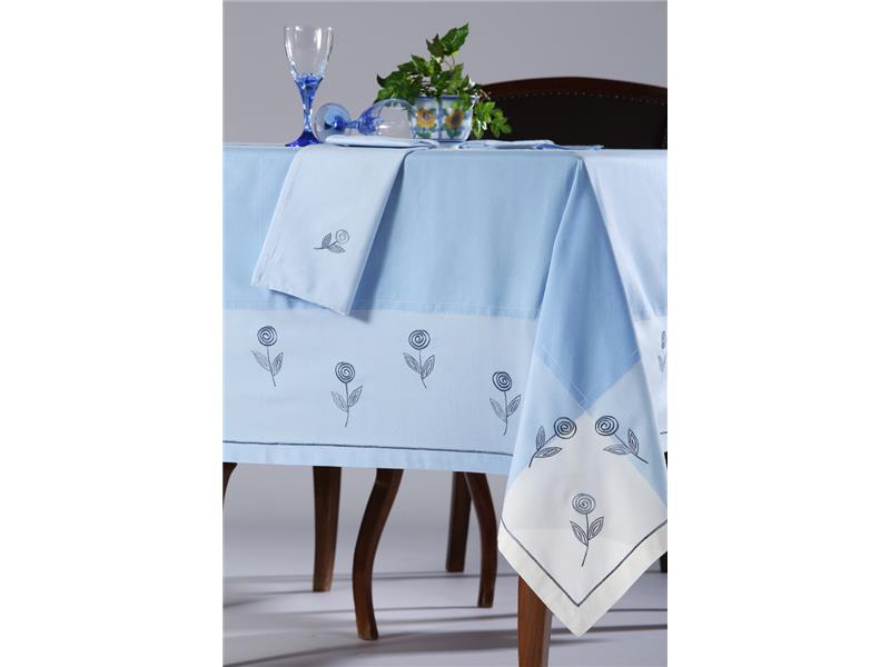 Τραπεζομάντηλο 623 (90cm x 90cm) σιέλ