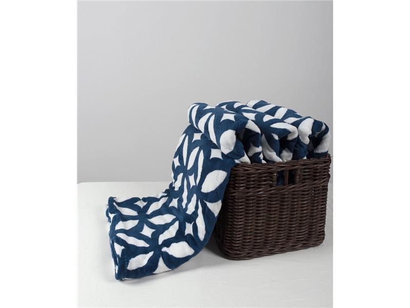 κουβέρτα coral fleece (220cm x 240cm) σταυρός