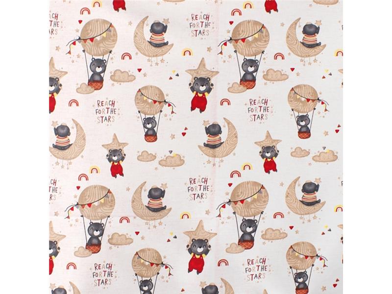 ΣΕΝΤΟΝΑΚΙ ΛΙΚΝΟΥ ΒΡΕΦ Cotton 100% 80Χ110 Reach the stars 190 Beige