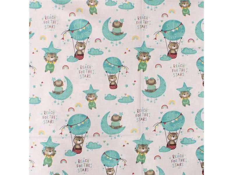 ΣΕΝΤΟΝΑΚΙ ΛΙΚΝΟΥ ΒΡΕΦ Cotton 100% 80Χ110 Reach the stars 192 Green