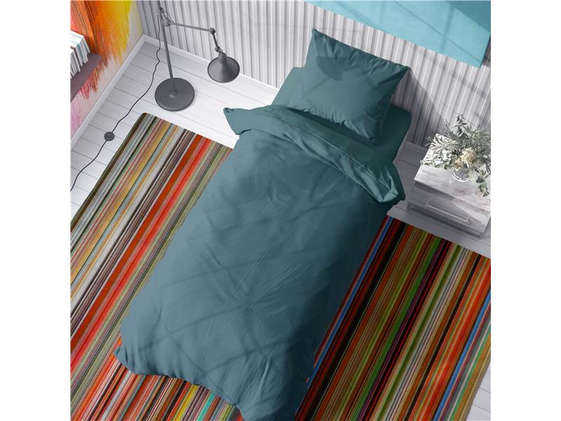 ΠΑΠΛΩΜΑΤΟΘΗΚΗ ΕΝΗΛ Cotton 100% 160Χ240 Solid 494 Petrol