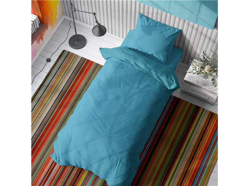 ΣΕΝΤΟΝΙΑ ΣΕΤ 3 τεμ ΕΝΗΛ Cotton 100% 160Χ240 Solid 493 Turquoise