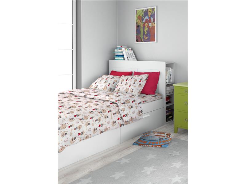 ΣΕΝΤΟΝΙΑ ΕΜΠΡΙΜΕ ΣΕΤ 2 τεμ ΠΑΙΔ Cotton 100% 160Χ240 Reach the stars 190 Beige