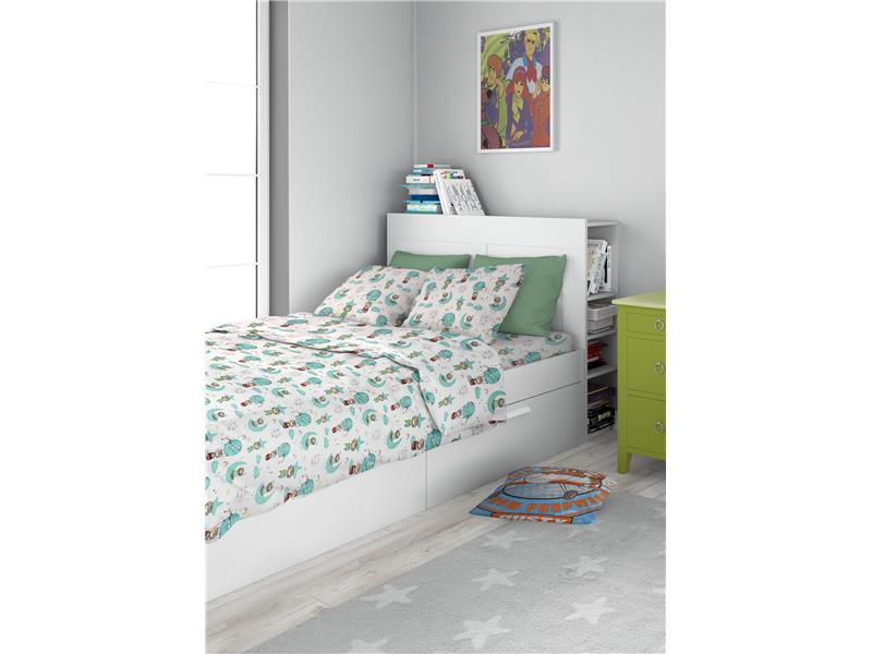 ΣΕΝΤΟΝΙΑ ΕΜΠΡΙΜΕ ΣΕΤ 3 τεμ ΠΑΙΔ Cotton 100% 160Χ240 Reach the stars 192 Green