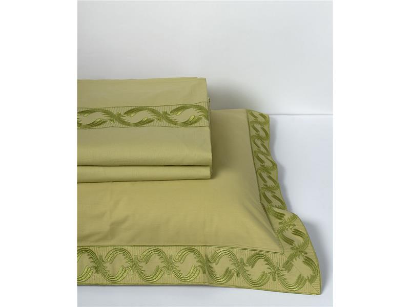 σεντόνια βαμβακερά ( 230cm x 250cm 2x 50cm x 70cm) M110 πράσινο