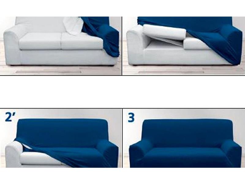 Ελαστικό Κάλυμμα Πολυθρόνας Αχιβάδα Daniela Μπλέ