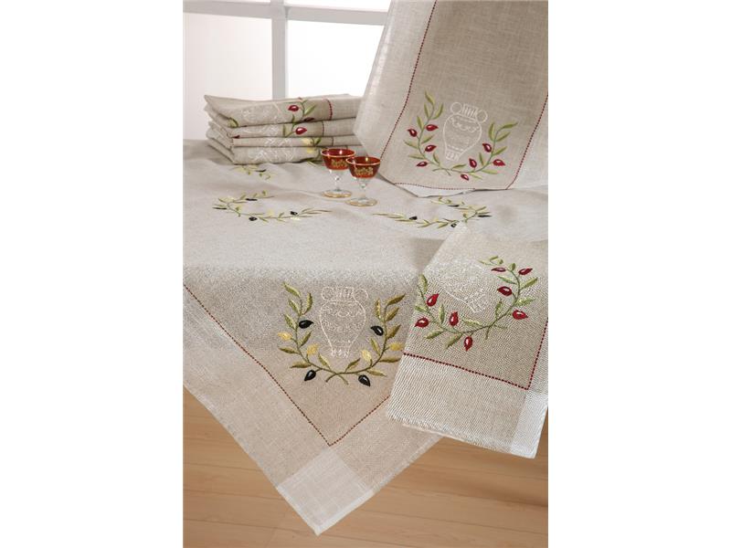 Καρέ 2630 (60cm x 60cm) κόκκινη ελιά