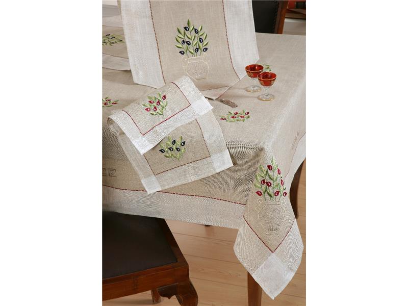 Ντουζίνες (12 τεμάχια) σουπλά 2625 (35cm x 45cm) μαύρη ελιά