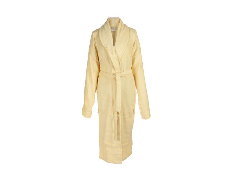 ΜΠΟΥΡΝΟΥΖΙ ΕΝΗΛ Cotton 100% με γιακά 450 gsm 03 ΚΙΤΡΙΝΟ