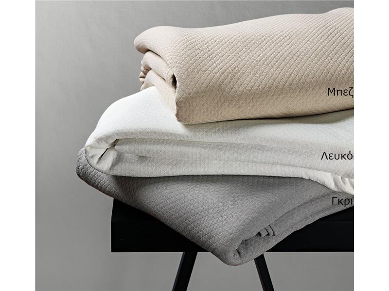 Πικέ κουβέρτα King size Matelasse 260x280 Λευκό  
