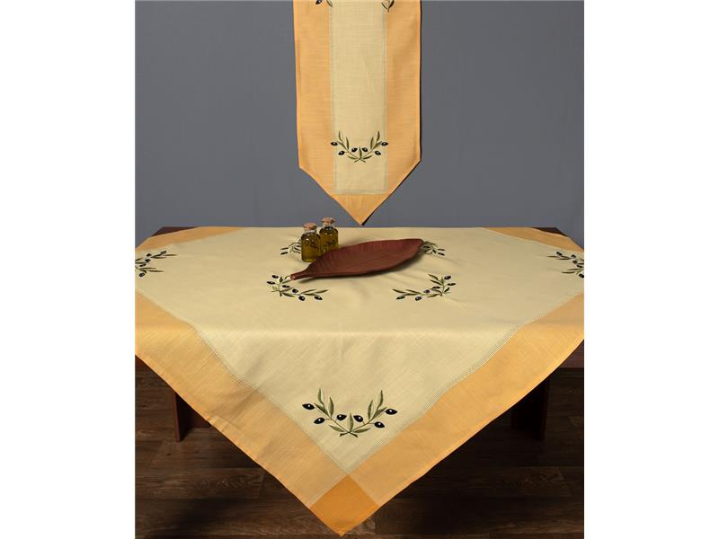 Τραπεζομάντηλο bg23a (160cm x 210cm) κίτρινο