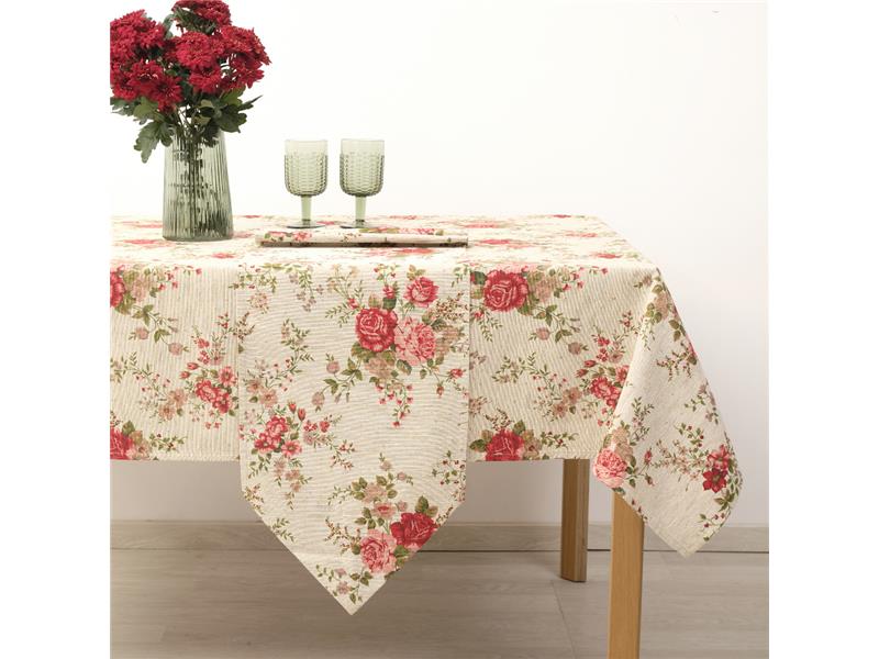 Τραπεζομάντηλο στόφα Dimeco 8150 Red