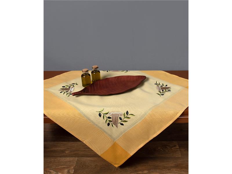 Τραπεζοκαρέ N3 (135cm x 135cm) κίτρινο