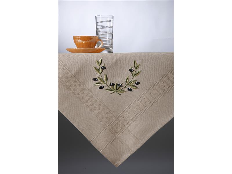 Τραπεζομάντηλο 3854 (135cm x 175cm) καφέ