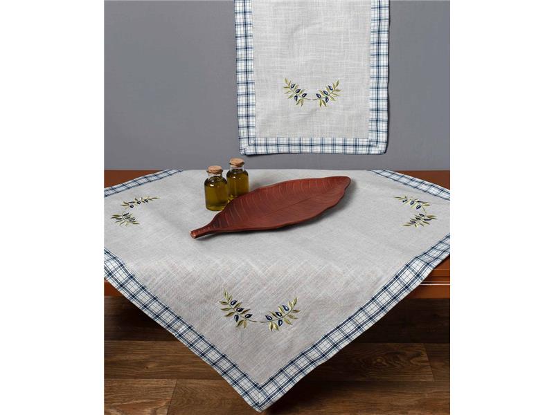 Τραπεζοκαρέ 1312 (135cm x 135cm) μπλέ