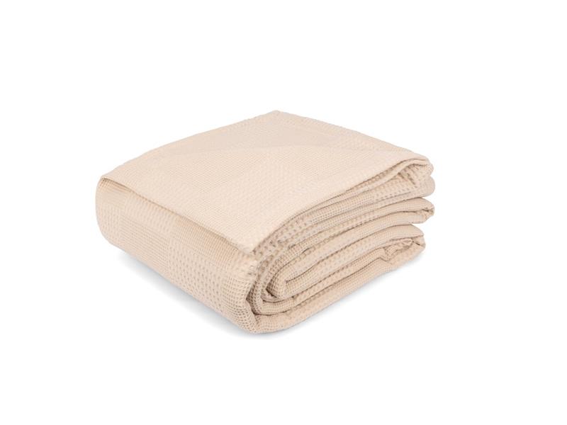 Κουβέρτα Πικέ Υπέρδιπλη (240X260) Mcdecor Beige