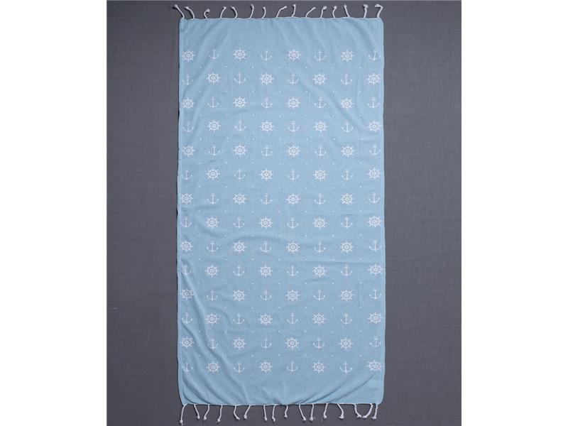 Pestemal sf1755 (90cm x 180cm) σιέλ