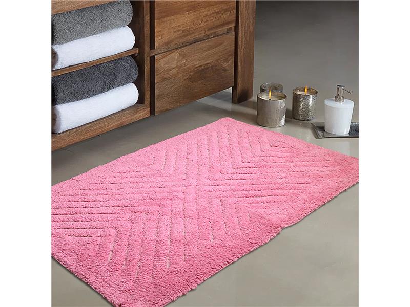 LINO ΠΑΤΑΚΙ ΜΠΑΝΙΟΥ WAVES PINK 50X80