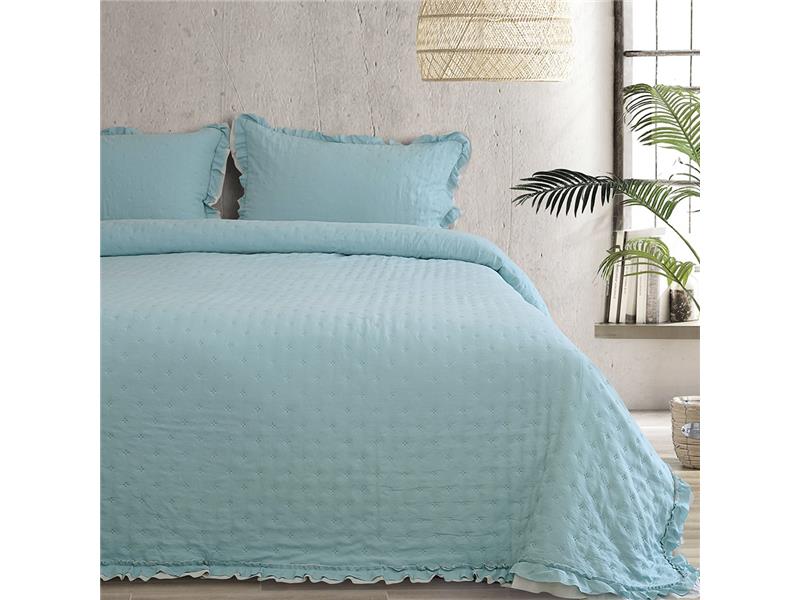 LINO ΣΕΤ ΚΟΥΒΕΡΛΙ KALIR BEIGE-CAPUCCINO 220Χ240