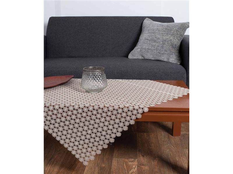 Φερβολιτέ (140cm x 140cm) μπέζ