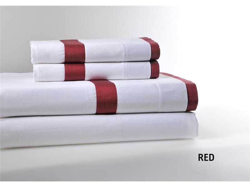 Σετ Σεντόνια Down Town 245x300 με Rever Red Βαμβακοσατέν
