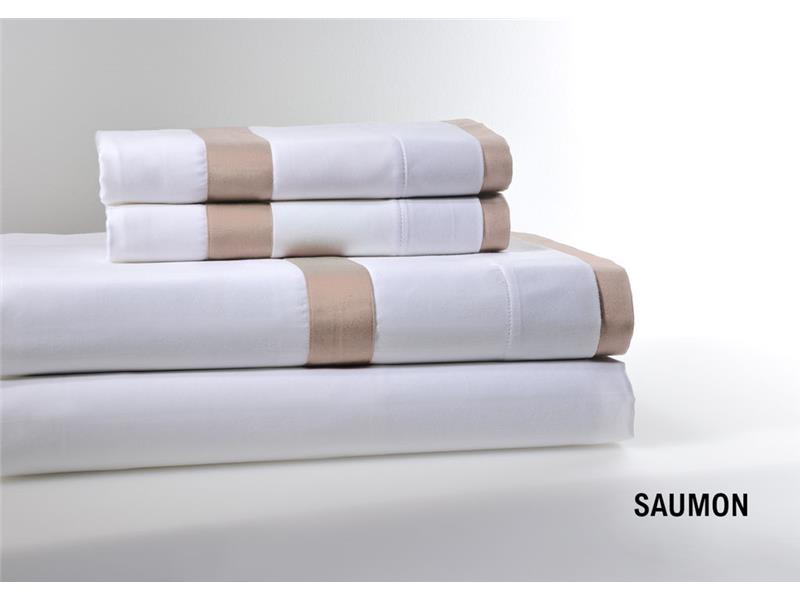 Σετ Σεντόνια Down Town 245x300 με Rever Saumon Βαμβακοσατέν 