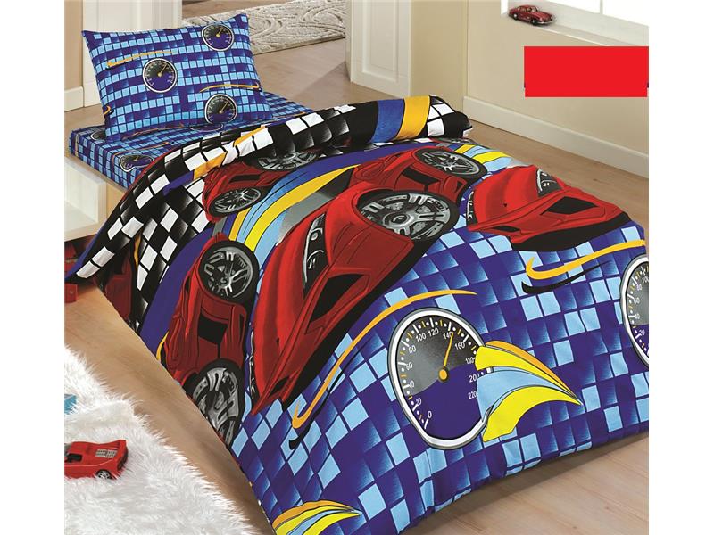 Σετ Παπλωματοθήκη Μονή (160X240) Mcdecor Cars