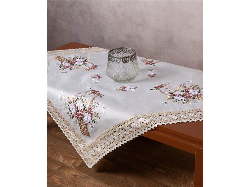 Καρέ με ροκοκό και πλεκτό (90cm x 90cm) 4100