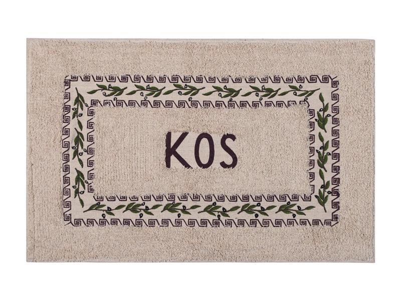 Πατάκι ελιά Κώς (50cm x 80cm) καφέ