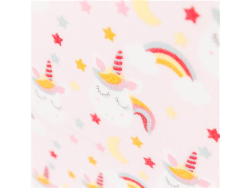 Σεντόνια Κούνιας Φανελένιο Σετ Unicorn
