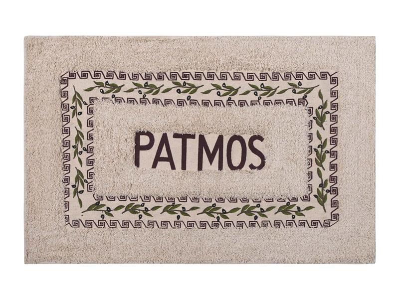 Πατάκι ελιά Πάτμος (50cm x 80cm) καφέ