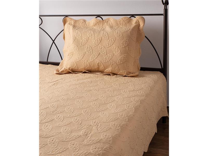 ΚΟΥΒΕΡΛΙ σετ (160cm x 220cm + 1 x 50cm x 70cm) M128 χρυσό
